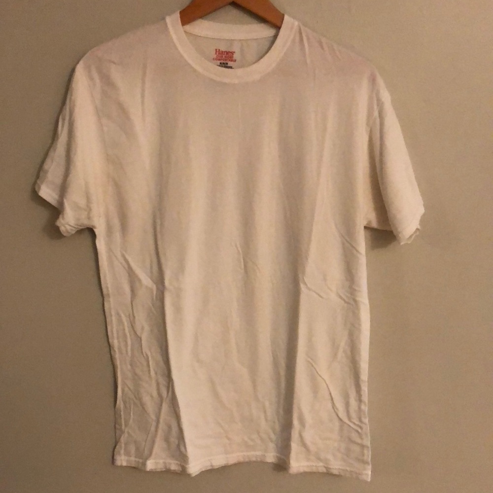 Lot of 3 White Super Soft Hanes Undershirts